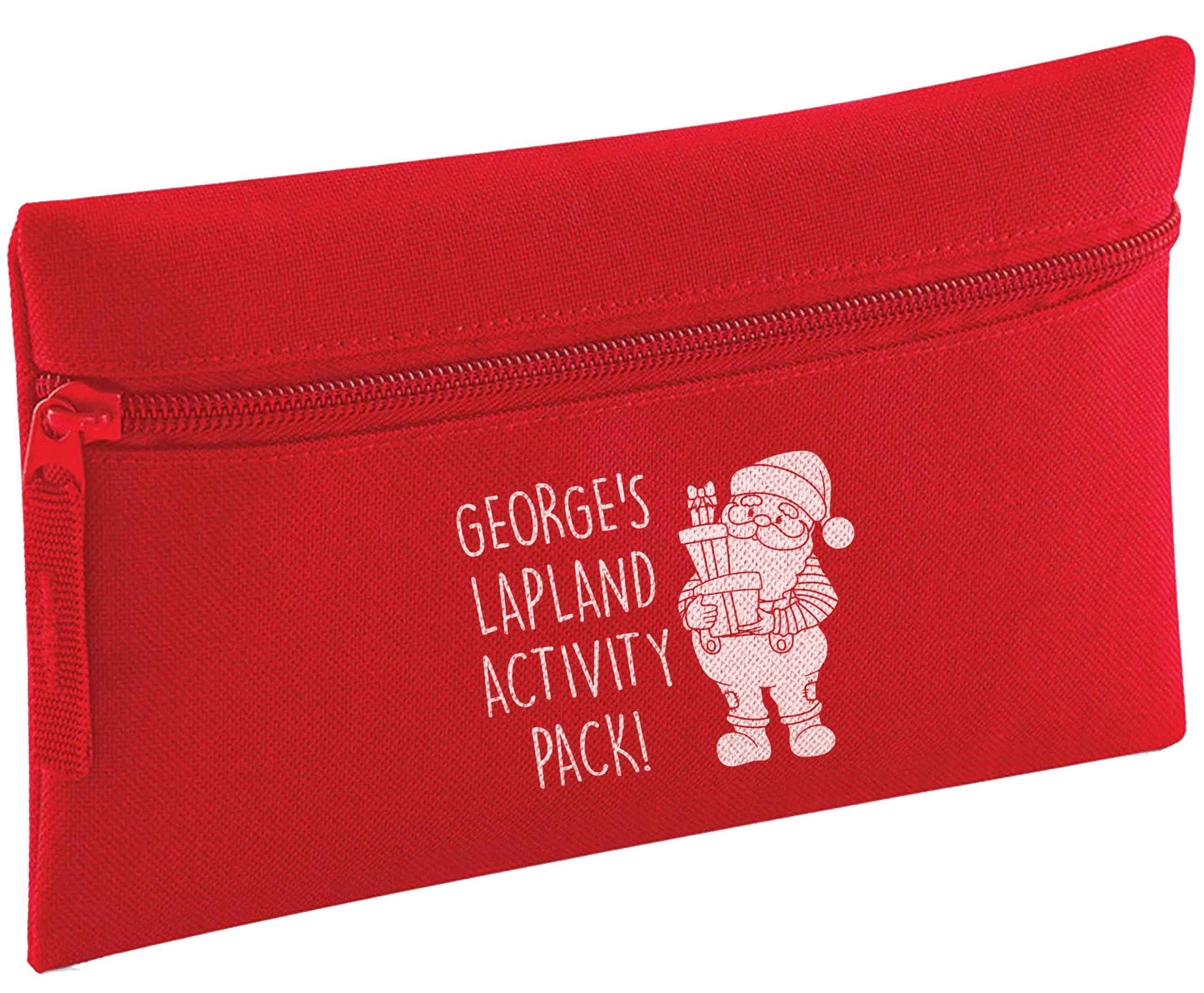 Custom Lapland activity pack pencil case
