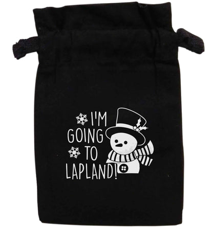 I'm going to Lapland | XS - L | Pouch / Drawstring bag / Sack | Organic Cotton | Bulk discounts available!