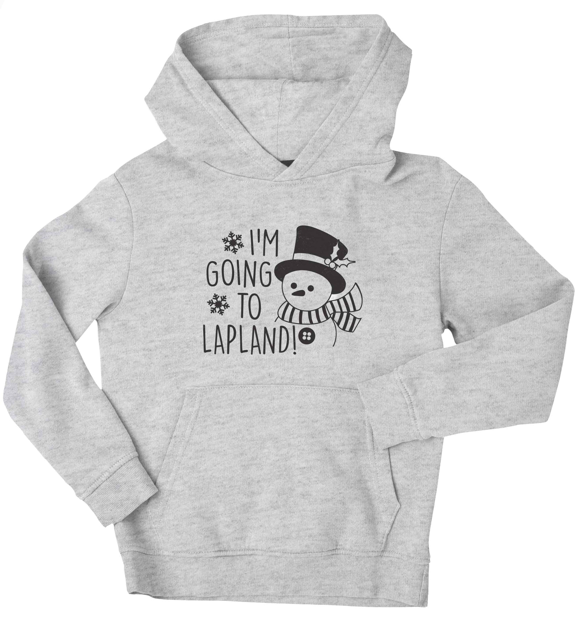 I'm going to Lapland children's grey hoodie 12-13 Years