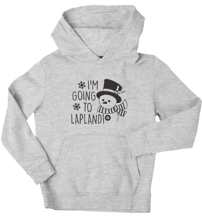 I'm going to Lapland children's grey hoodie 12-13 Years
