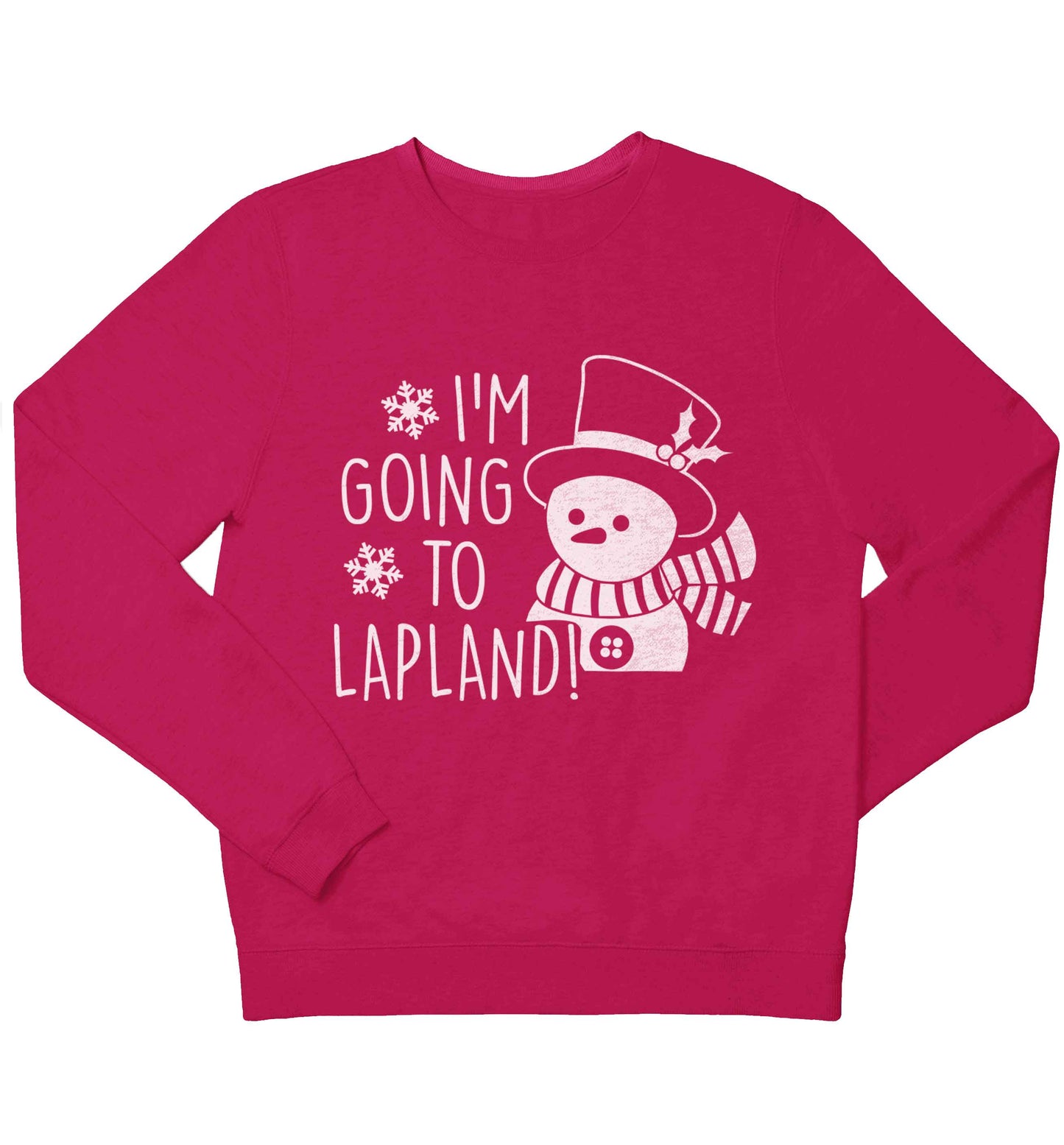 I'm going to Lapland children's pink sweater 12-13 Years
