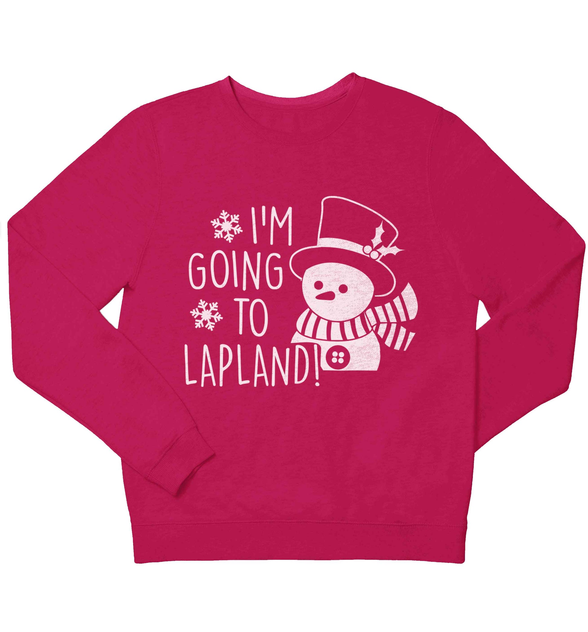 I'm going to Lapland children's pink sweater 12-13 Years