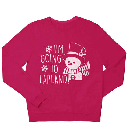 I'm going to Lapland children's pink sweater 12-13 Years