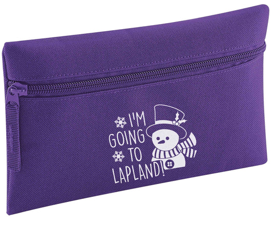 I'm going to Lapland pencil case