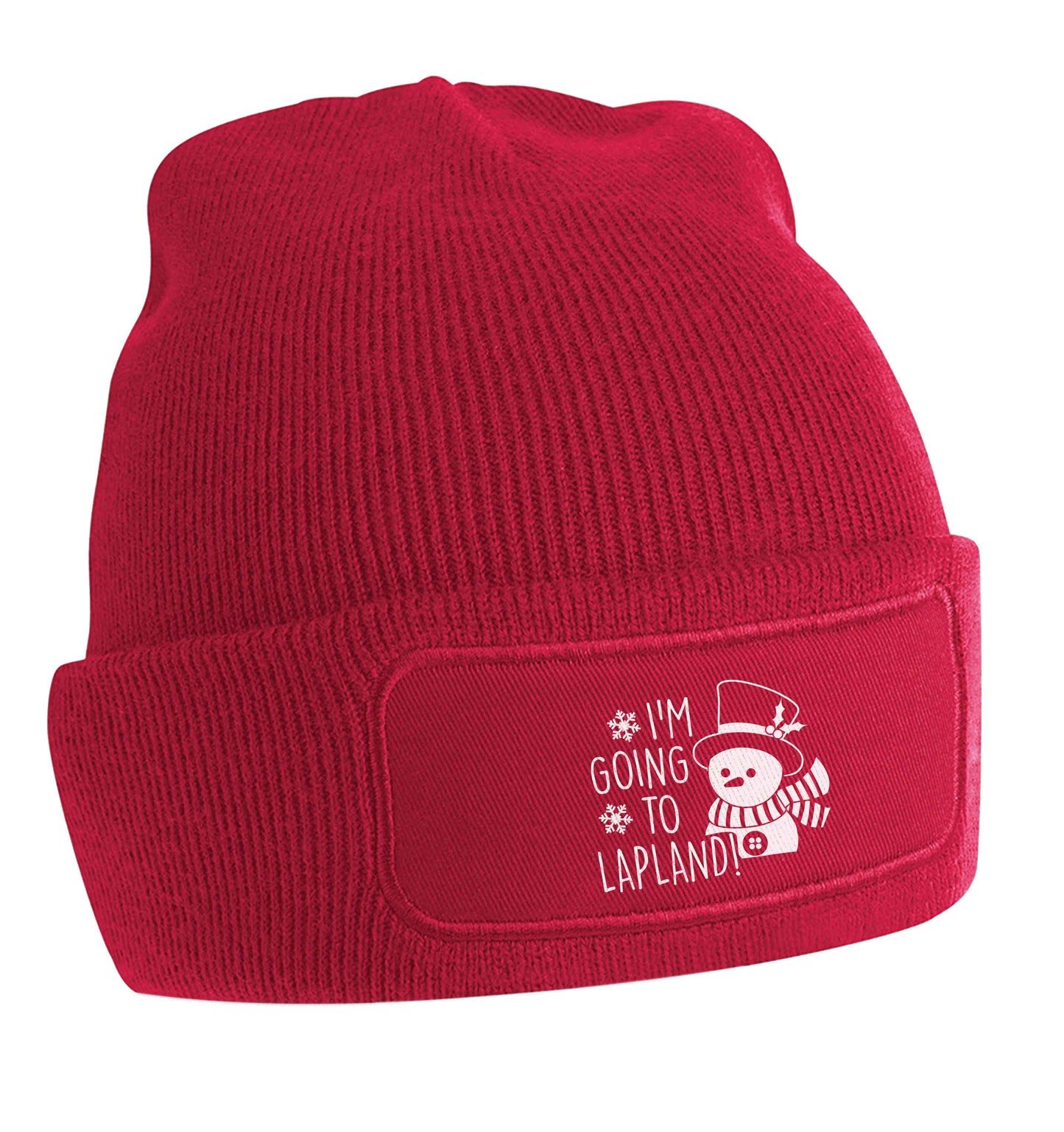 I'm going to Lapland beanie hat