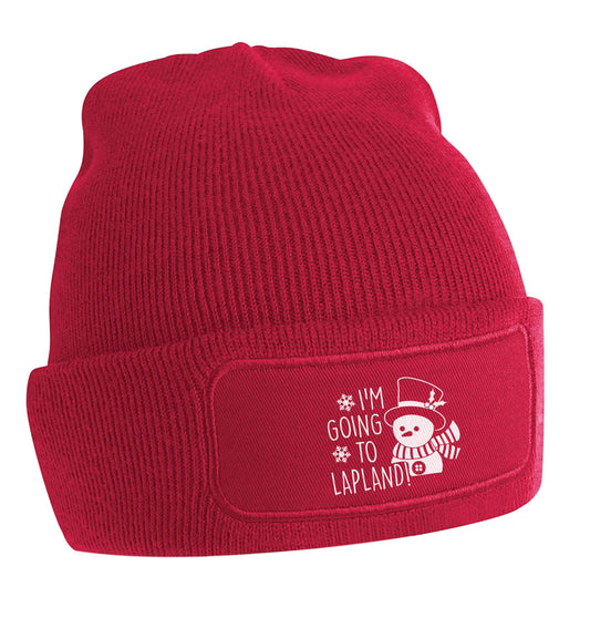 I'm going to Lapland beanie hat