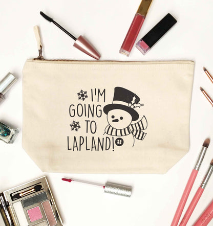 I'm going to Lapland natural makeup bag