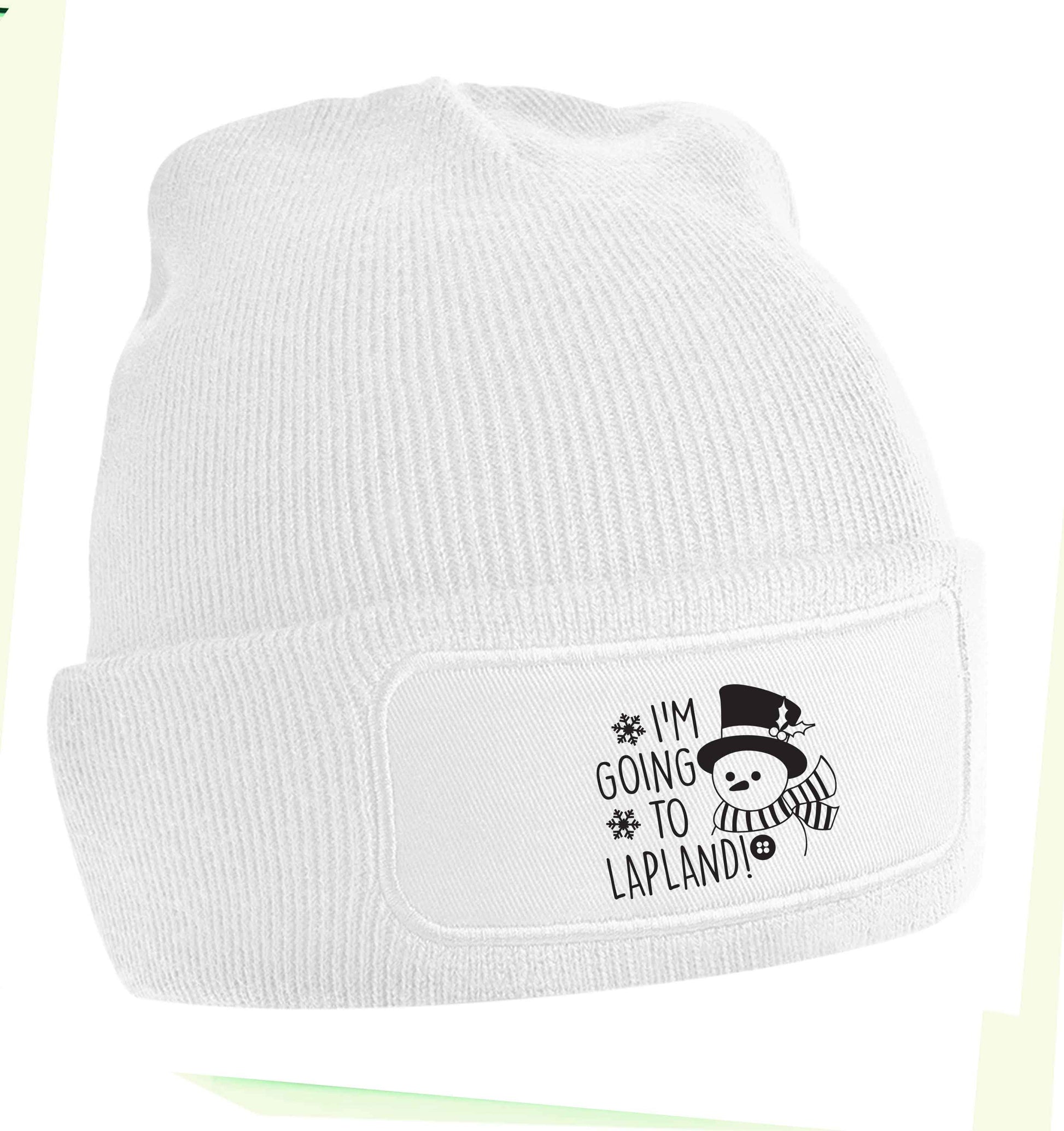 I'm going to Lapland beanie hat