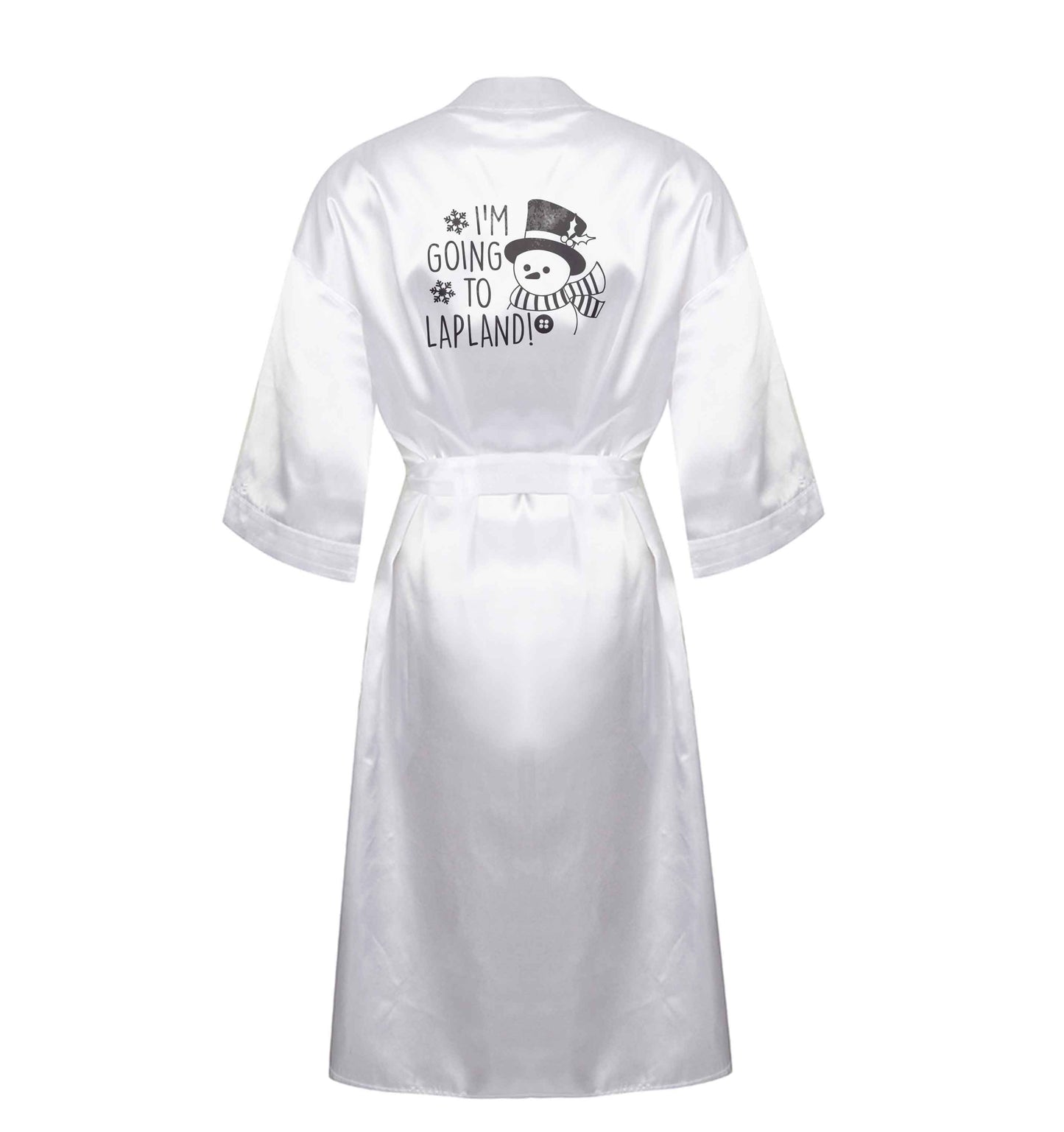 I'm going to Lapland XL/XXL white ladies dressing gown size 16/18