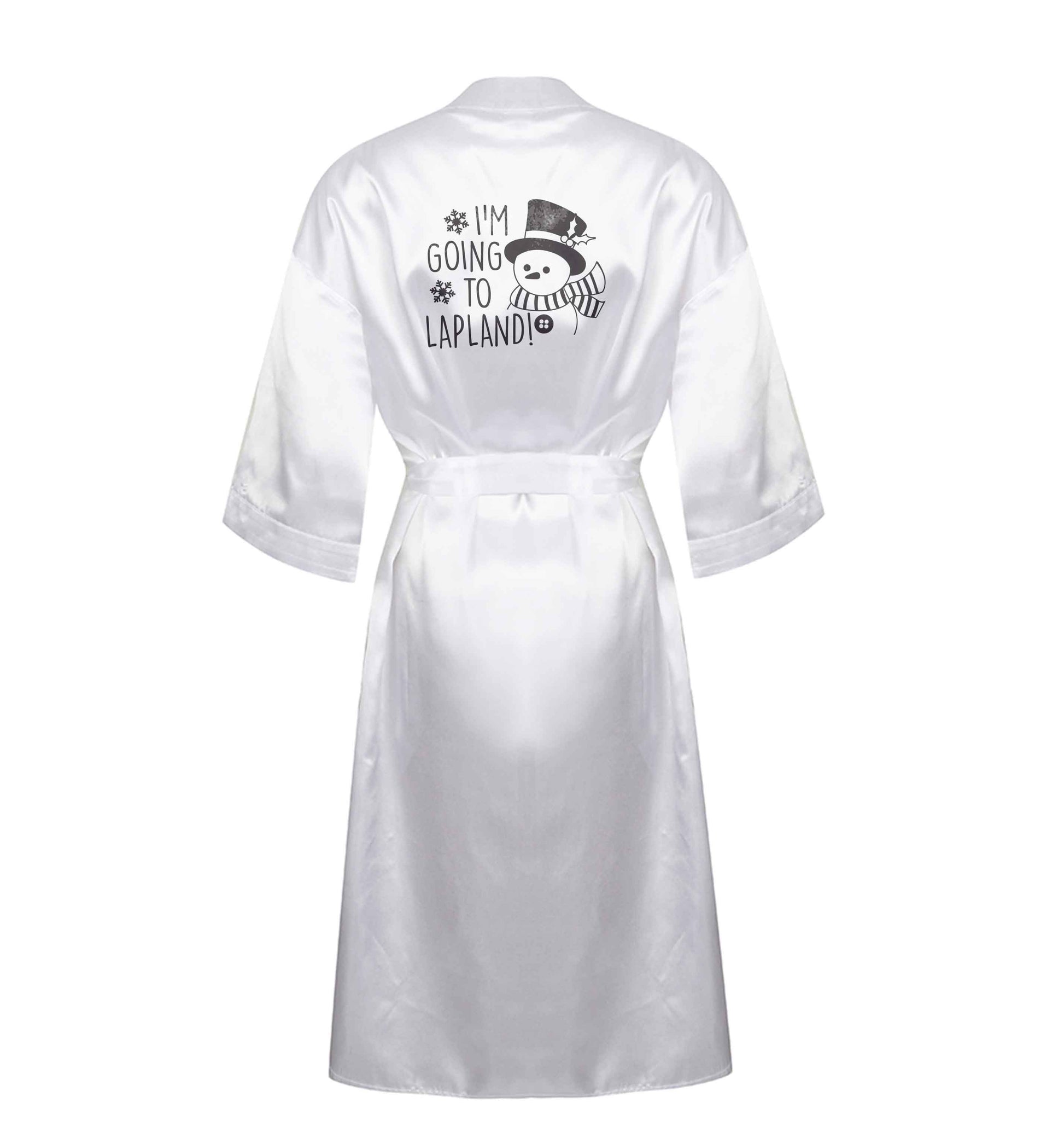 I'm going to Lapland XL/XXL white ladies dressing gown size 16/18