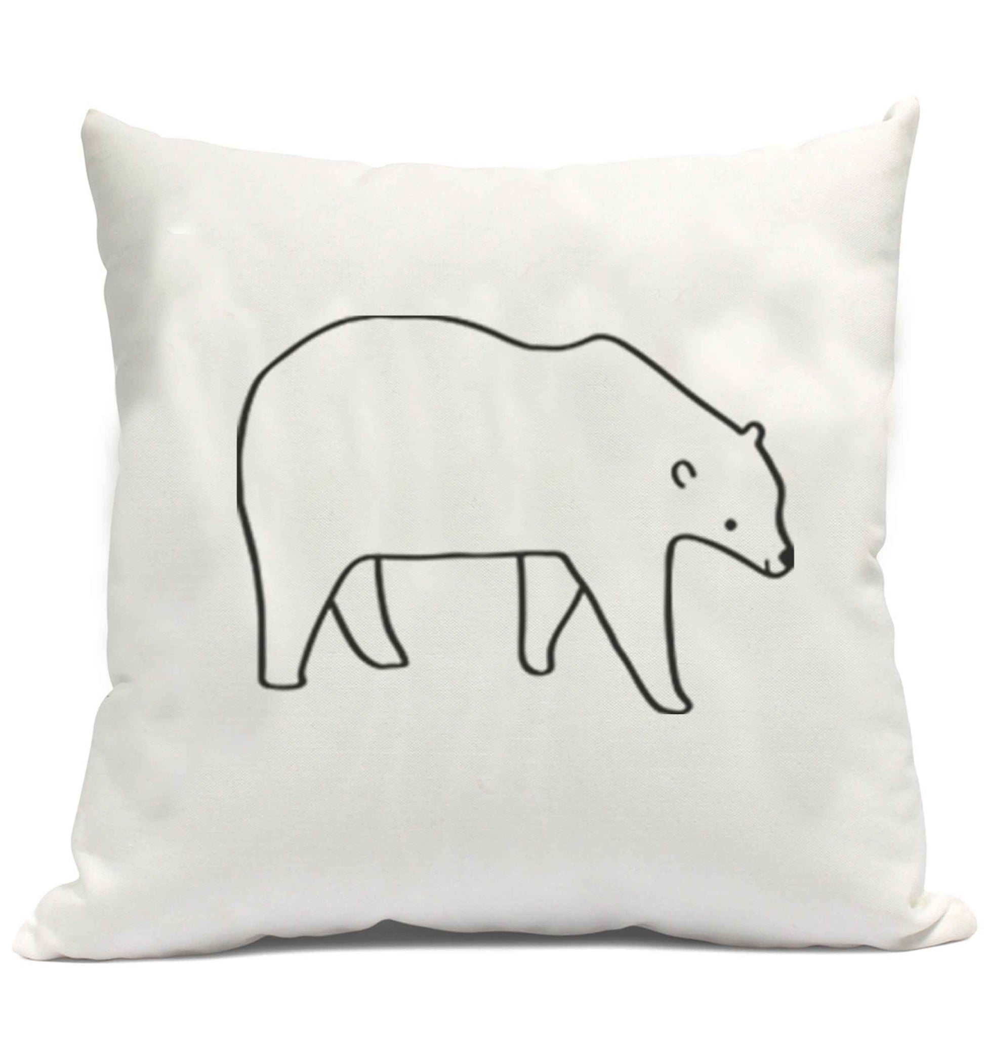 Polar Bear Kit cushion cover and filling