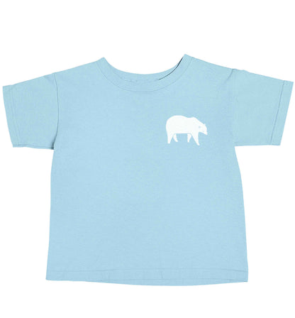 Polar Bear Kit light blue baby toddler Tshirt 2 Years
