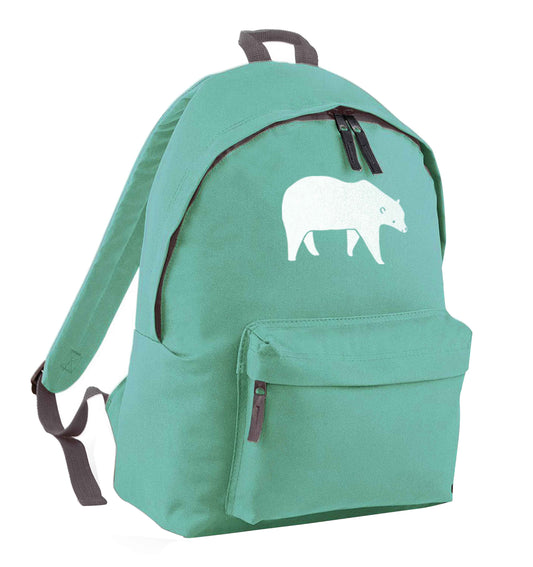 Polar Bear mint adults backpack