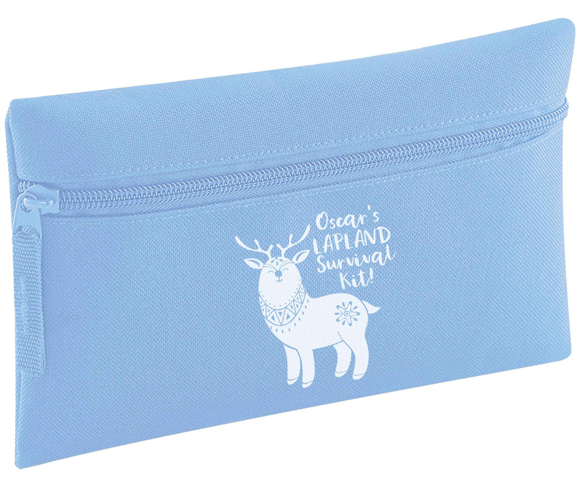Personalised Lapland Survival Kit pencil case
