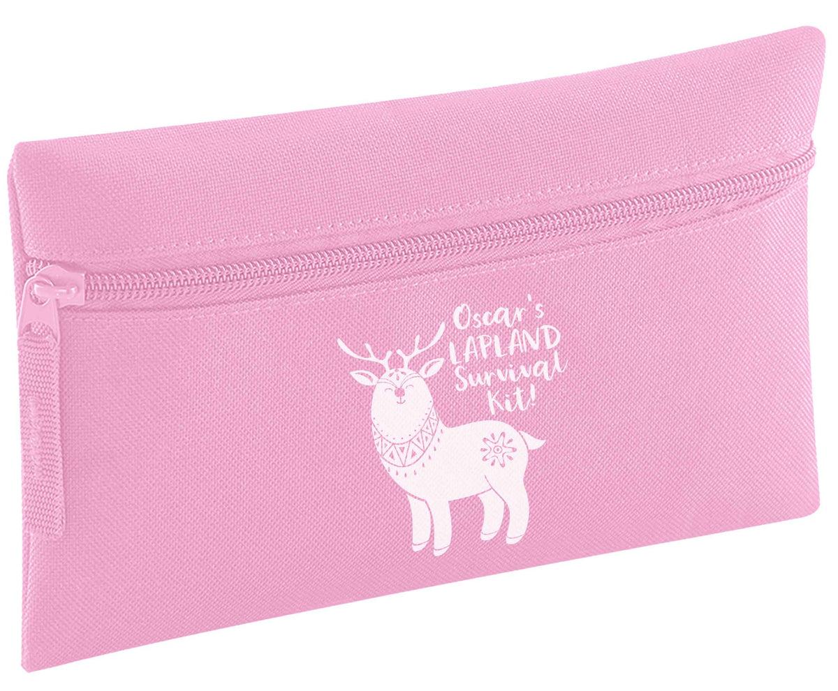 Personalised Lapland Survival Kit pencil case