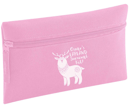 Personalised Lapland Survival Kit pencil case