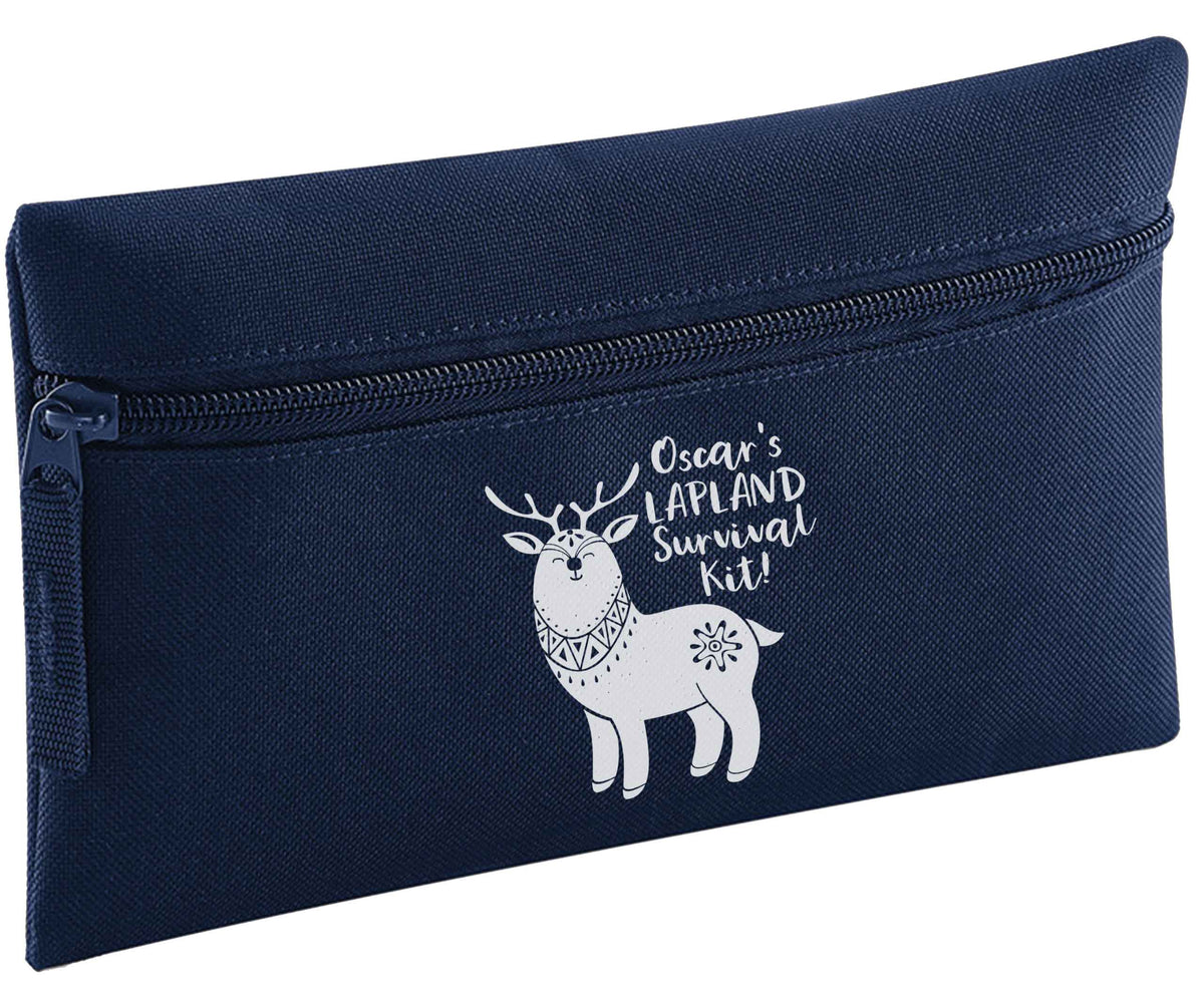 Personalised Lapland Survival Kit pencil case