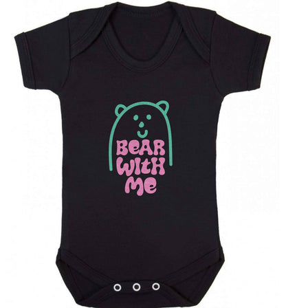 Bear With Me Kit baby vest black 18-24 months