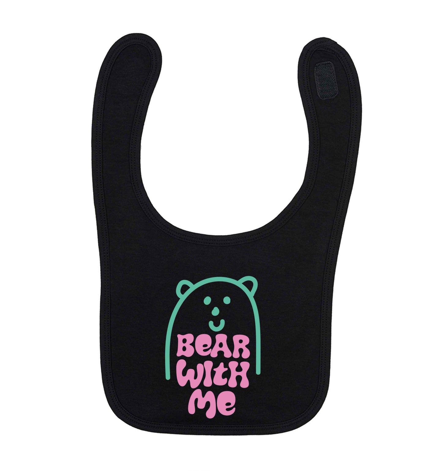 Bear With Me Kit black baby bib