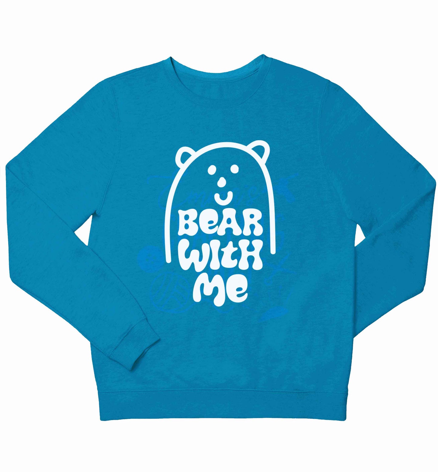 Bear With Me Kit children's blue sweater 12-13 Years