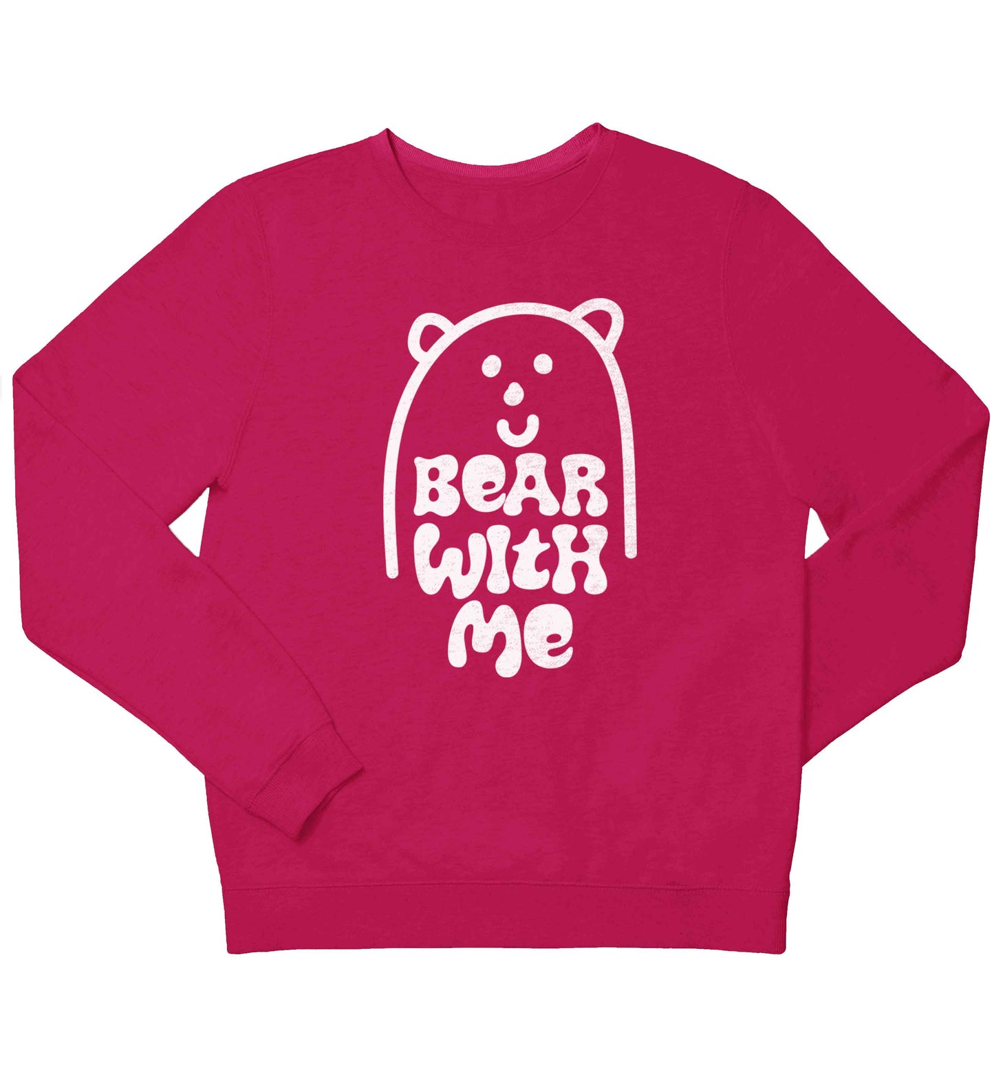 Bear With Me Kit children's pink sweater 12-13 Years