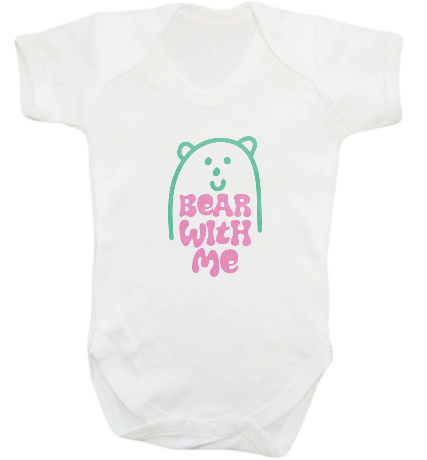 Bear With Me Kit baby vest white 18-24 months