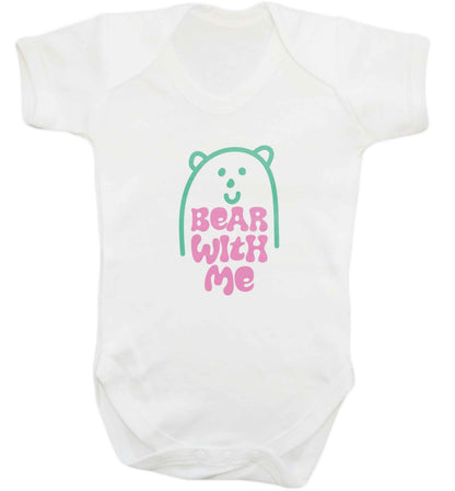 Bear With Me Kit baby vest white 18-24 months