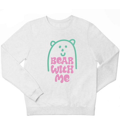 Bear With Me Kit children's white sweater 12-13 Years