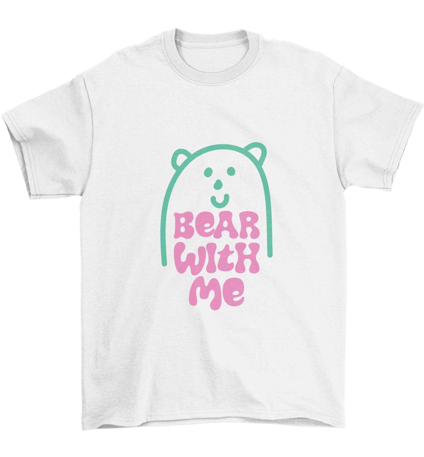 Bear With Me Kit Children's white Tshirt 12-13 Years