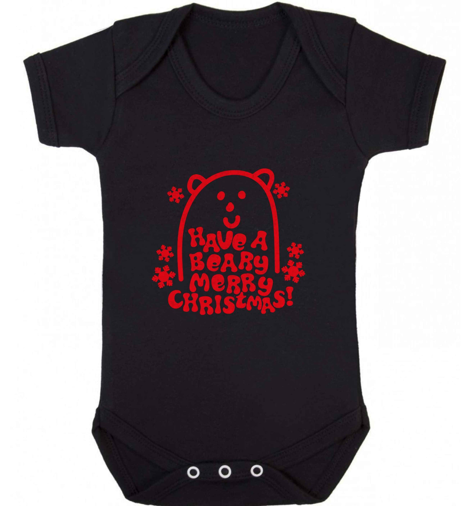 Save The Polar Bears baby vest black 18-24 months