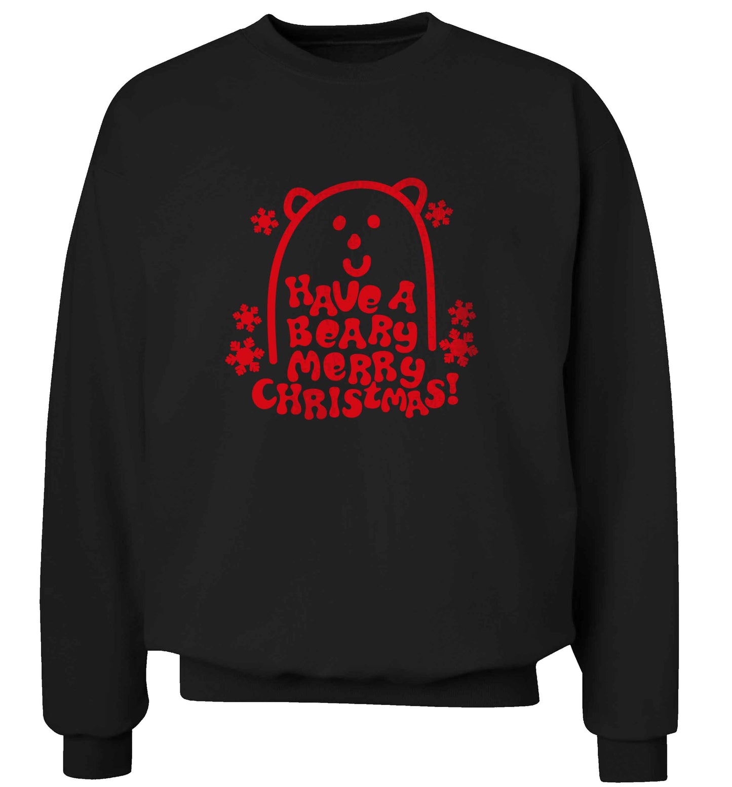 Save The Polar Bears adult's unisex black sweater 2XL