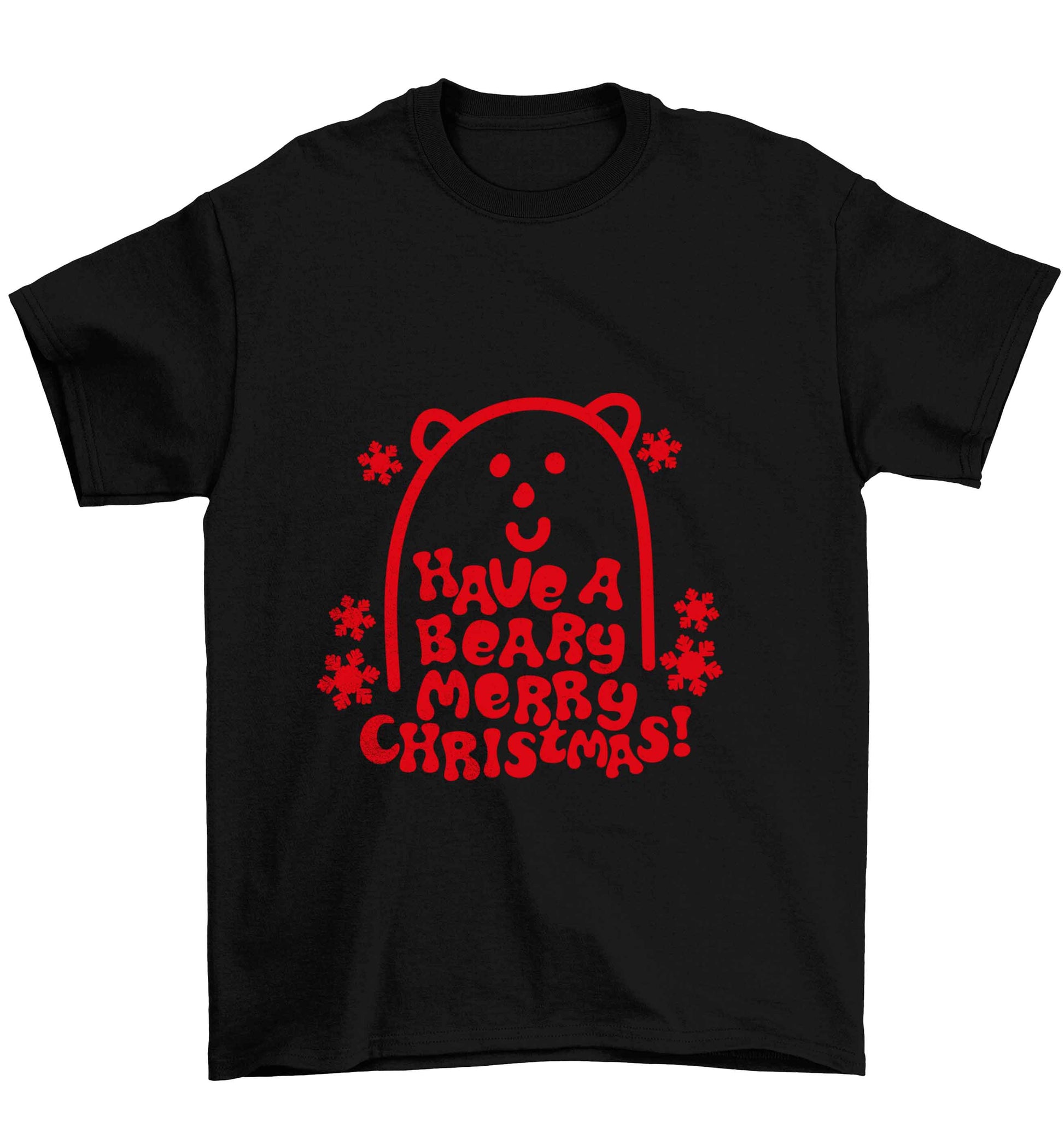 Save The Polar Bears Children's black Tshirt 12-13 Years