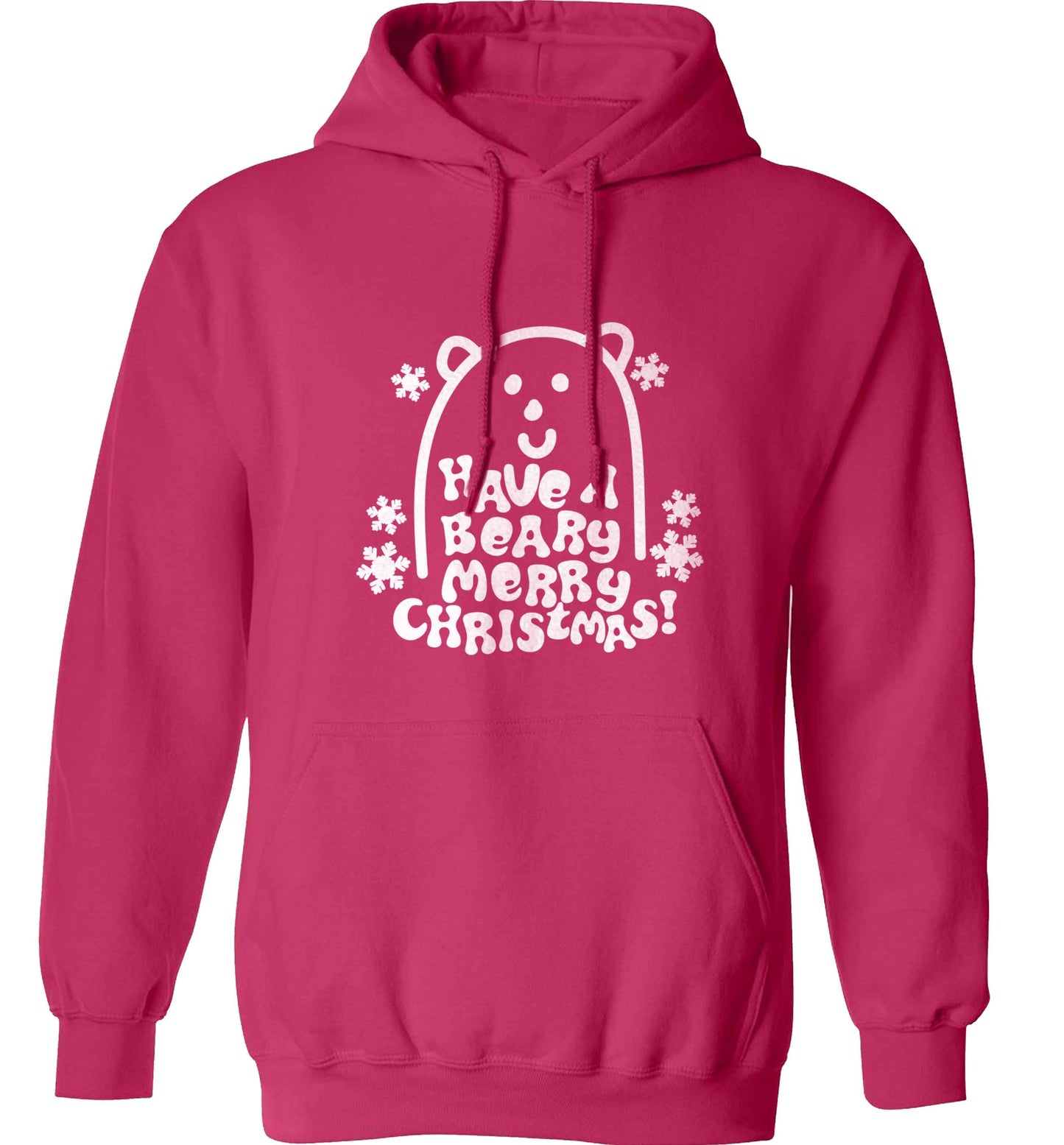 Save The Polar Bears adults unisex pink hoodie 2XL