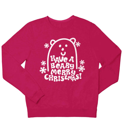 Save The Polar Bears children's pink sweater 12-13 Years