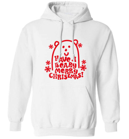 Save The Polar Bears adults unisex white hoodie 2XL