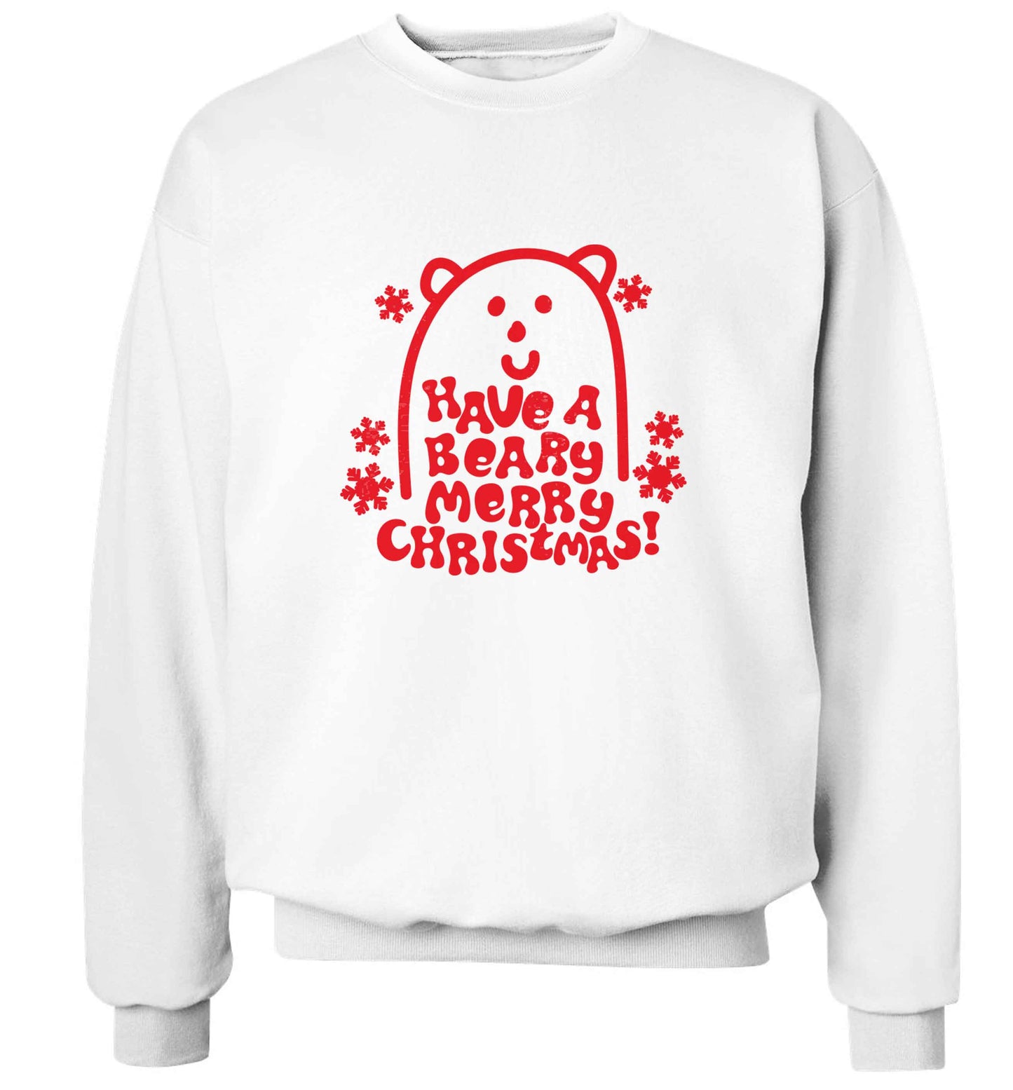 Save The Polar Bears adult's unisex white sweater 2XL
