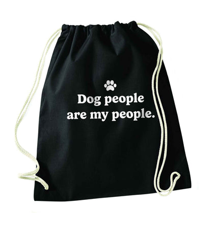 Bear With Me Kit black drawstring bag