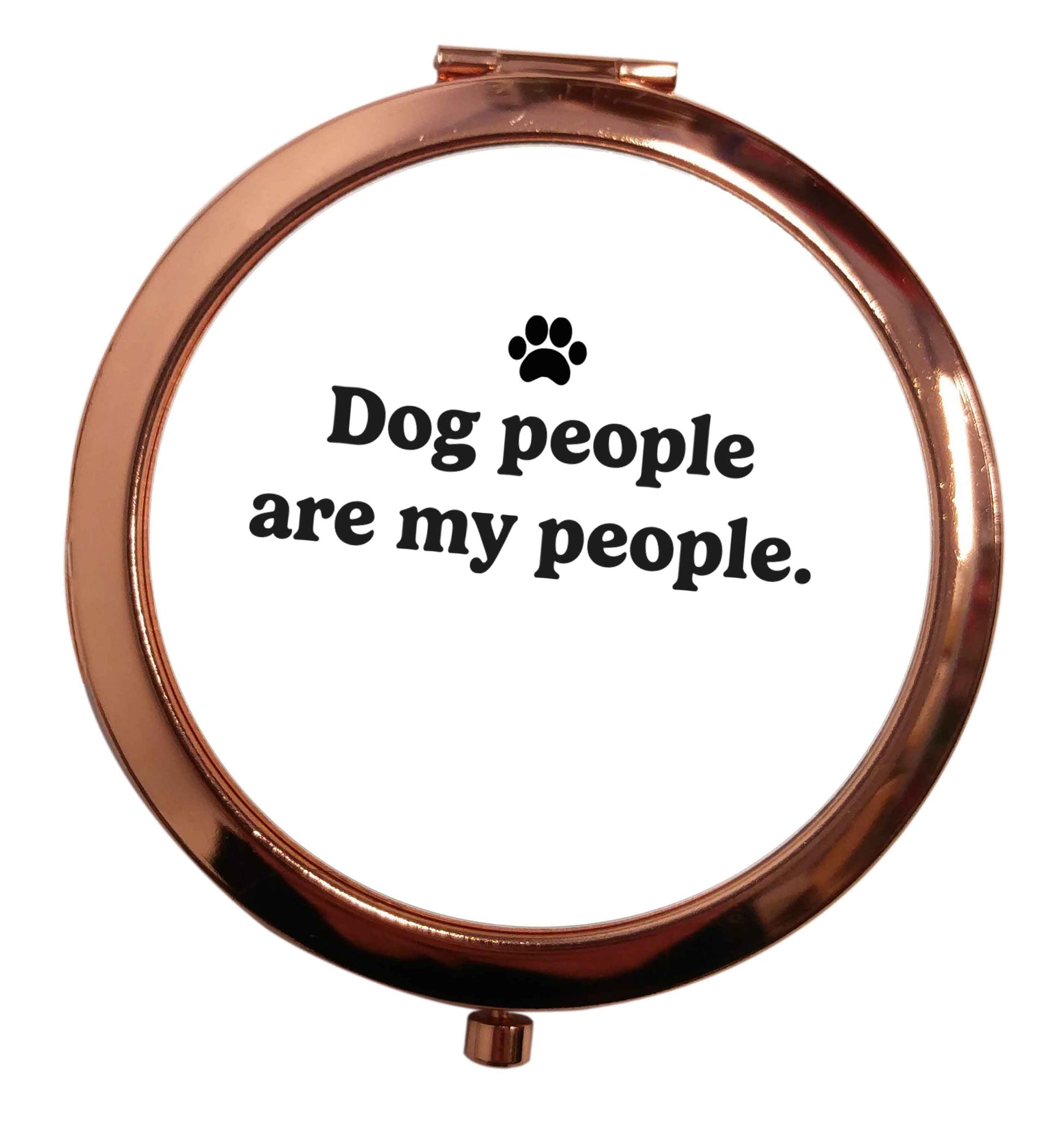 Bear With Me Kit rose gold circle pocket mirror