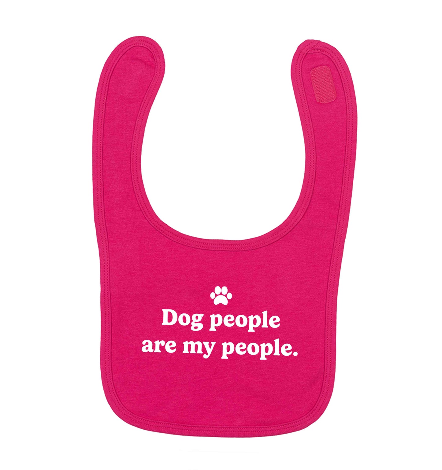 Bear With Me Kit dark pink baby bib