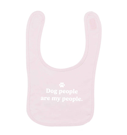 Bear With Me Kit pale pink baby bib