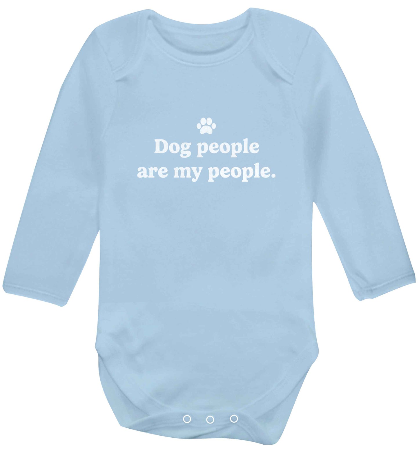 Bear With Me Kit baby vest long sleeved pale blue 6-12 months