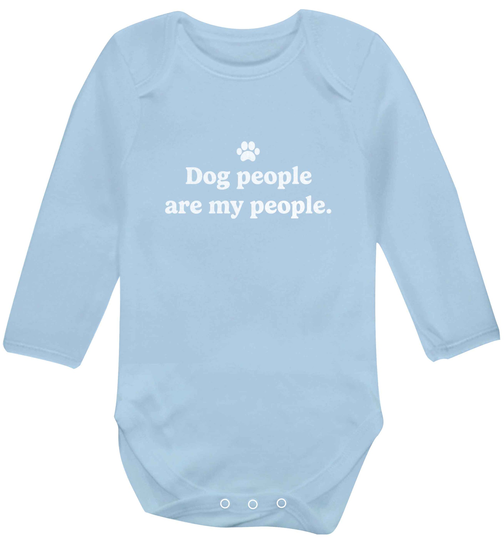 Bear With Me Kit baby vest long sleeved pale blue 6-12 months