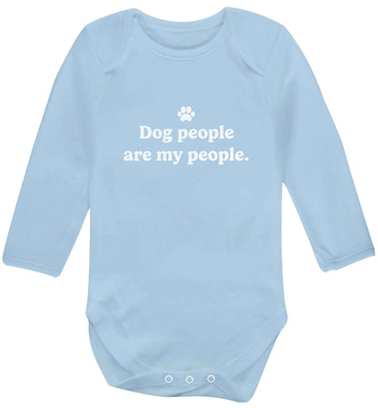Bear With Me Kit baby vest long sleeved pale blue 6-12 months