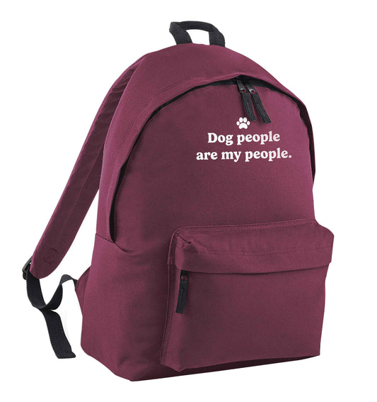 Bear With Me Kit maroon children's backpack