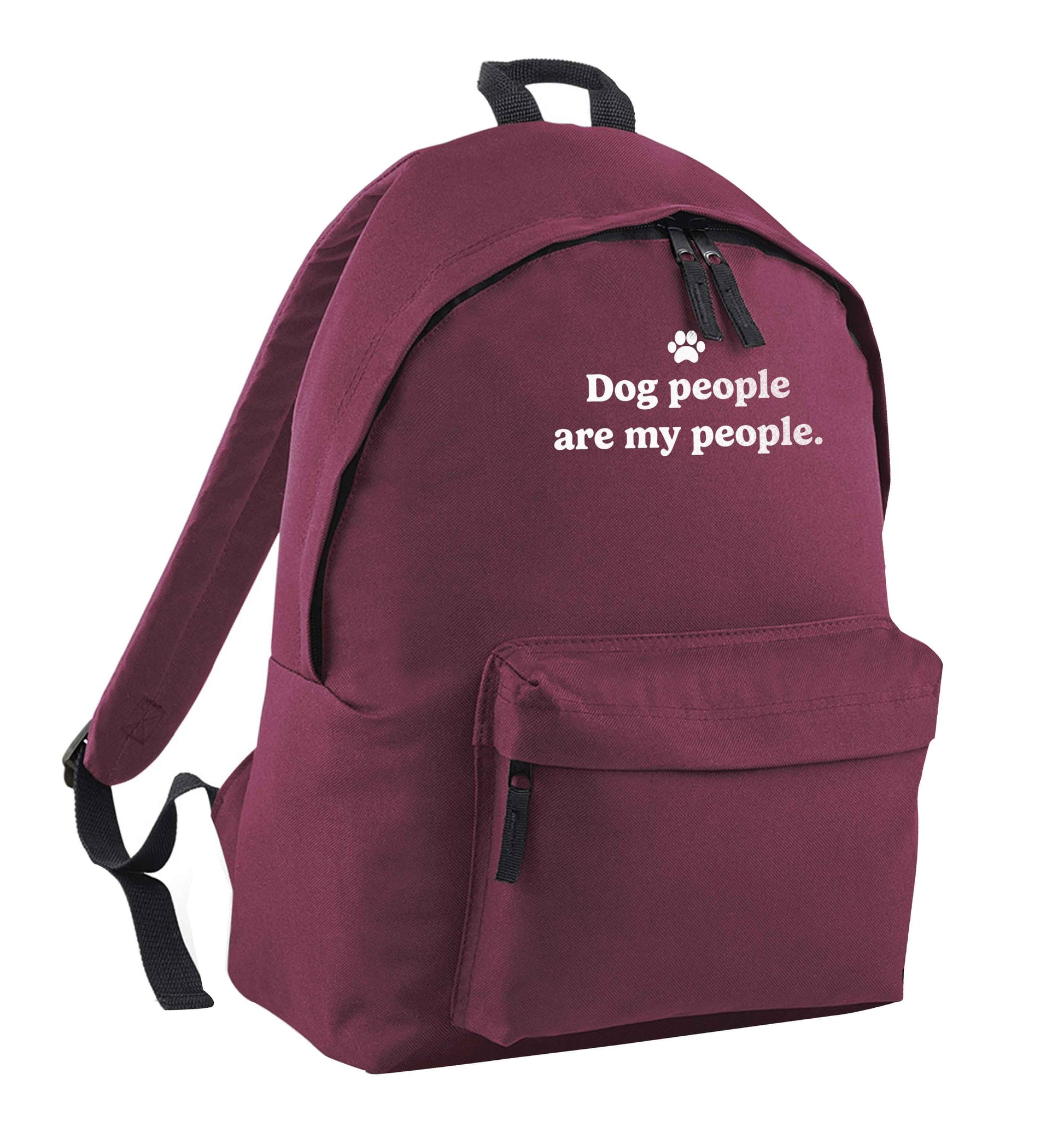 Bear With Me Kit maroon adults backpack