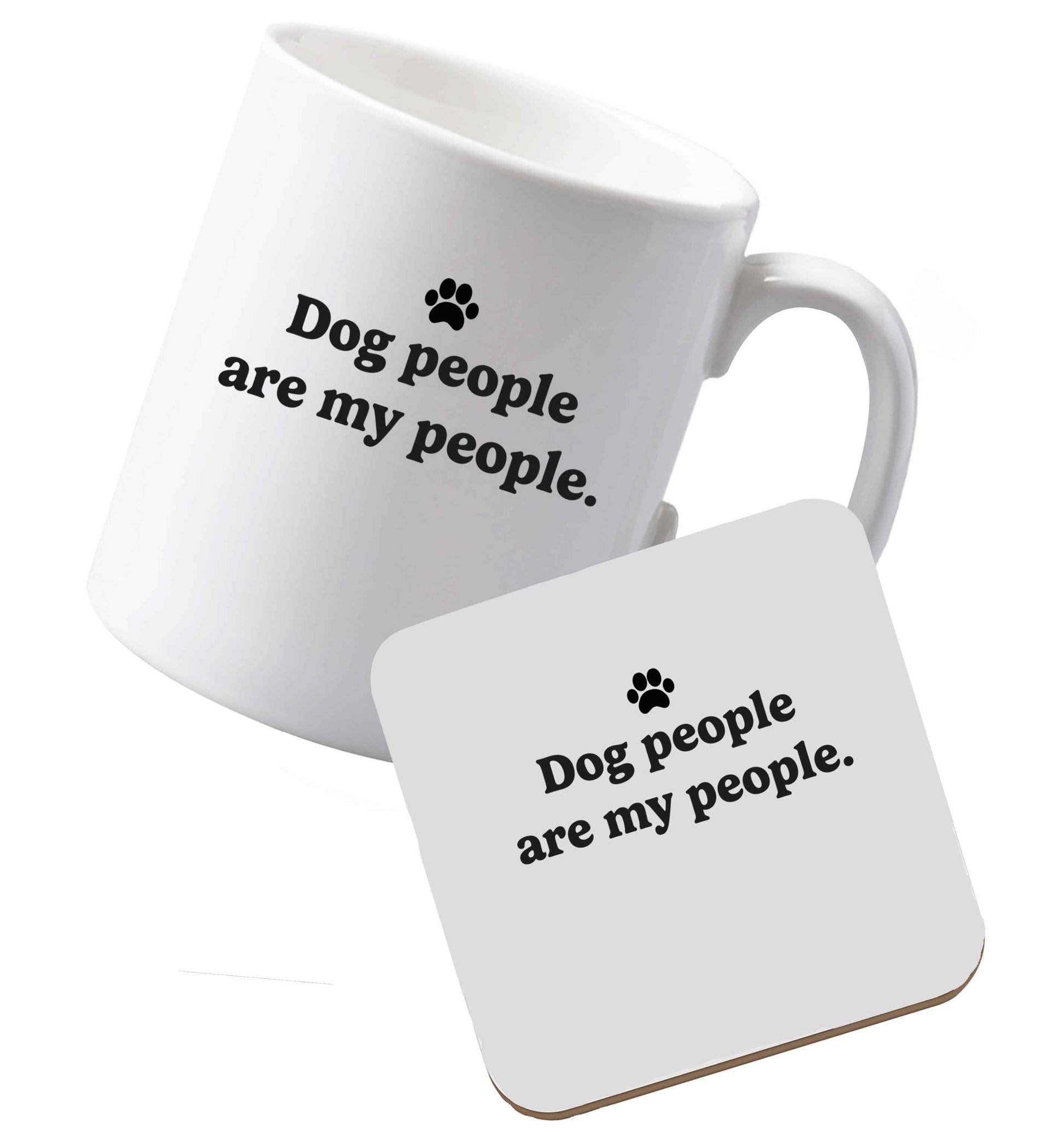 10 oz Ceramic mug and coaster Bear With Me Kit both sides