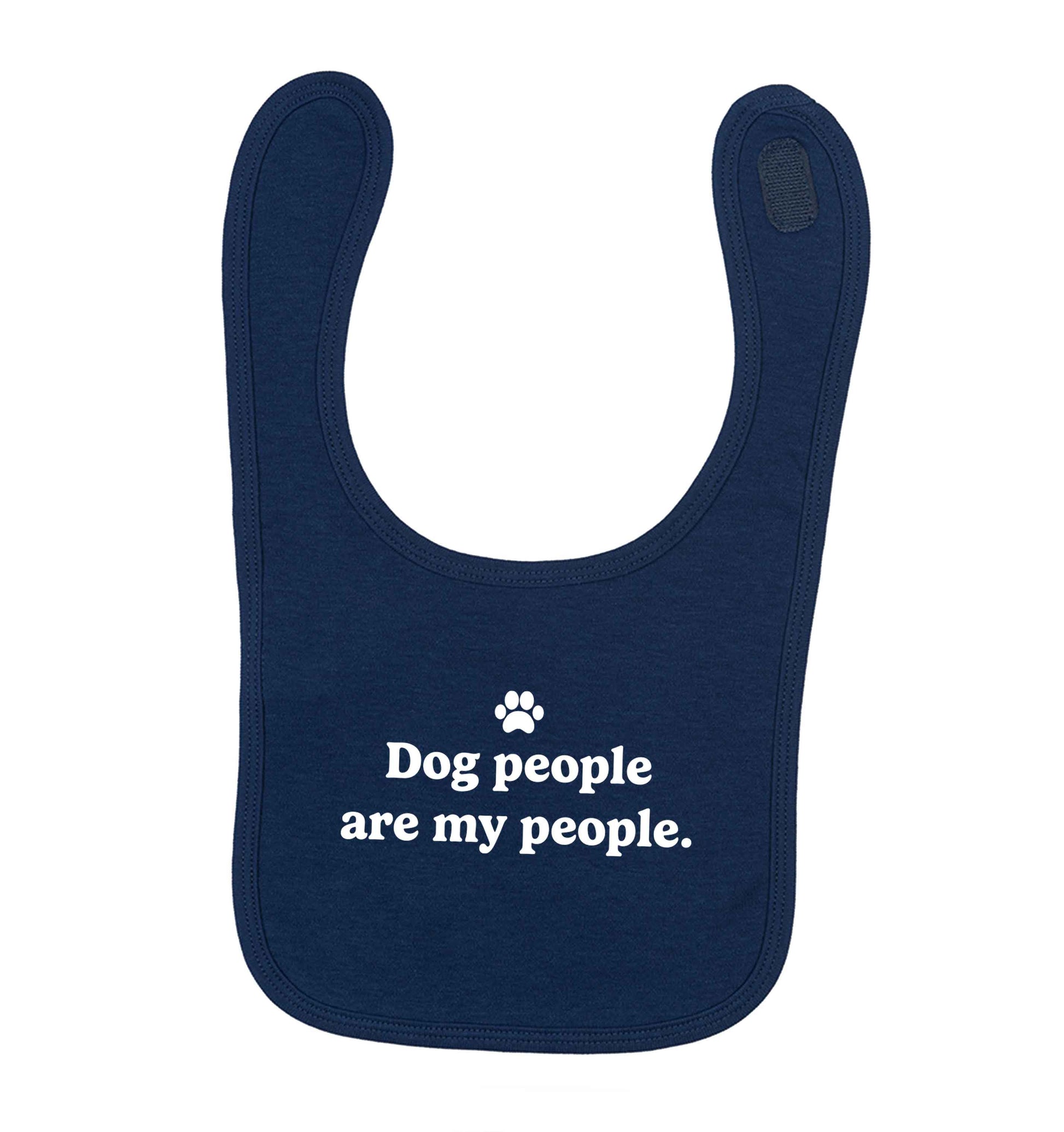 Bear With Me Kit navy baby bib