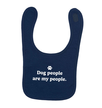 Bear With Me Kit navy baby bib