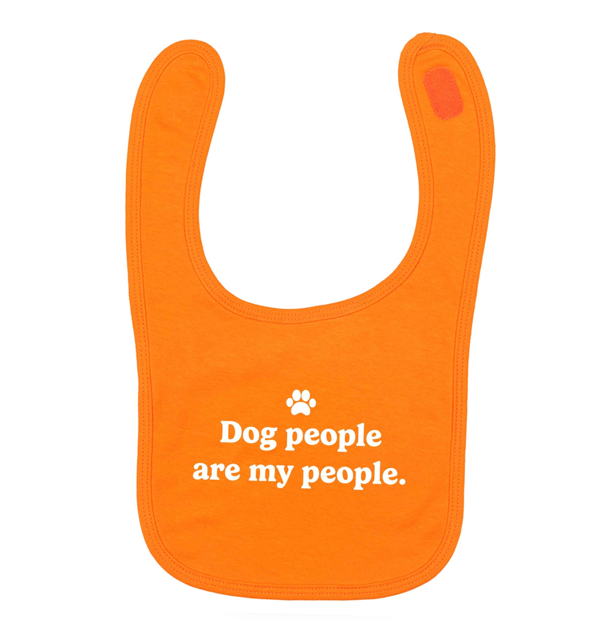 Bear With Me Kit orange baby bib