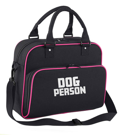 Dog Person Kit children's dance bag black with pink detail
